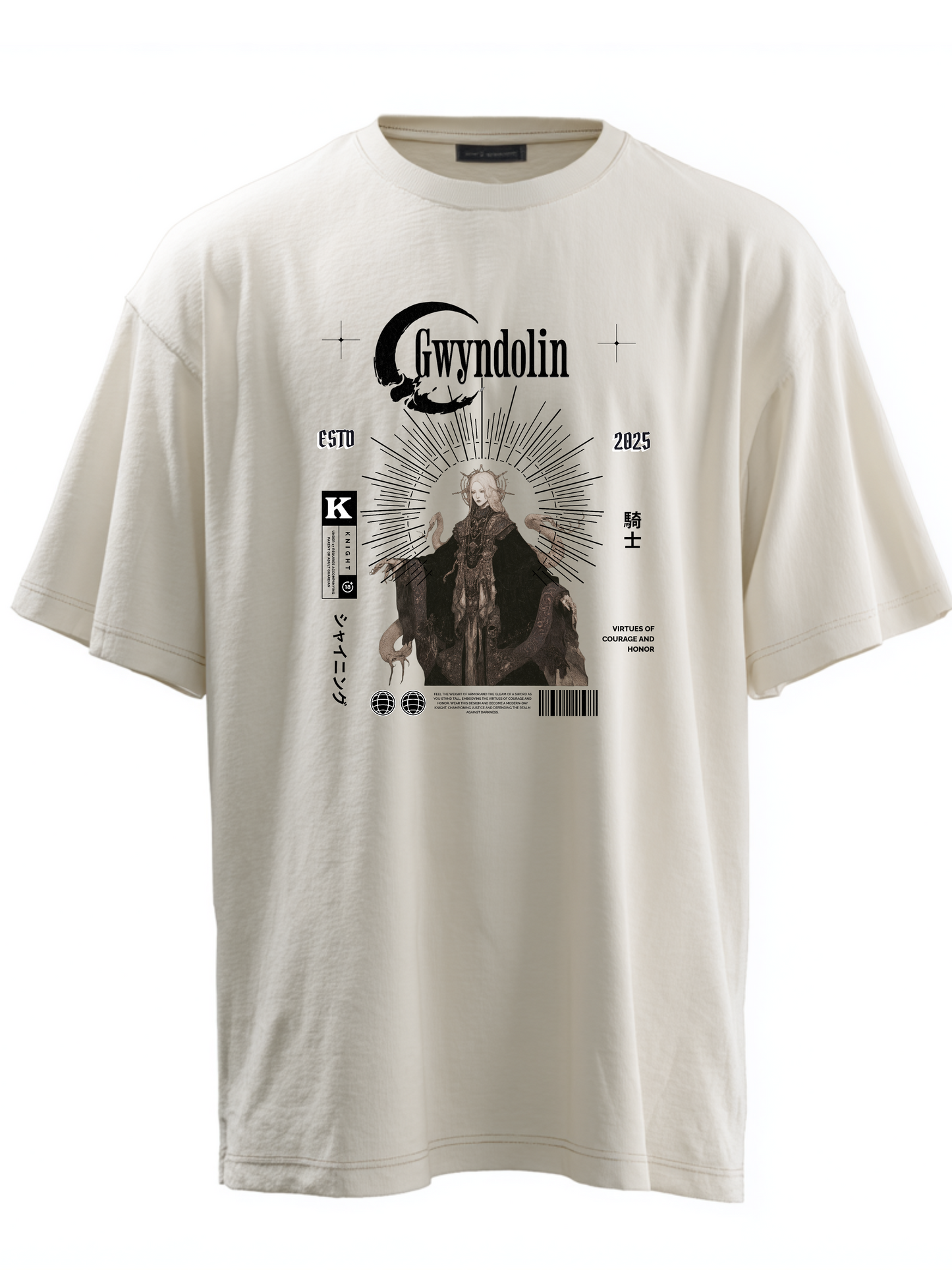 Camiseta Oversized Gwyndolin Dark Sun
