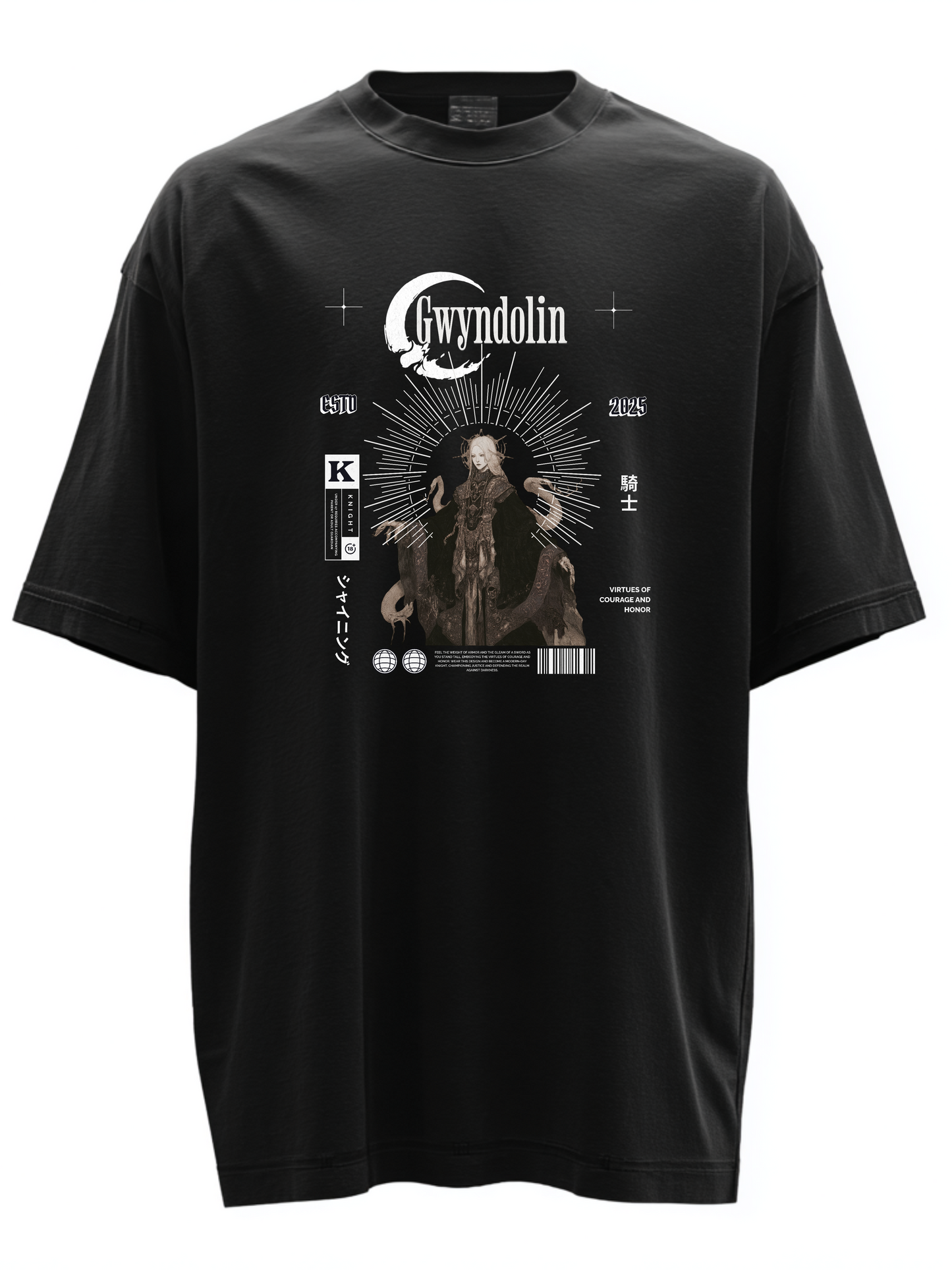 Camiseta Oversized Gwyndolin Dark Sun