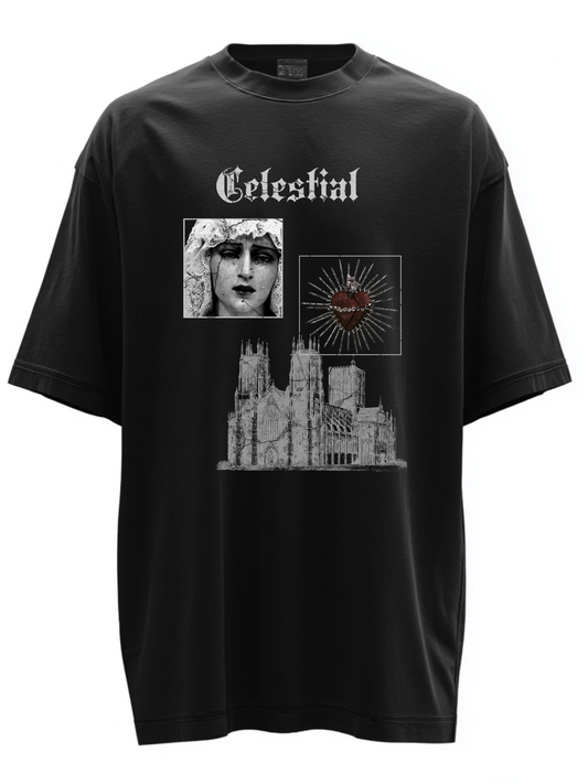 Camiseta Oversized Catedral Heart