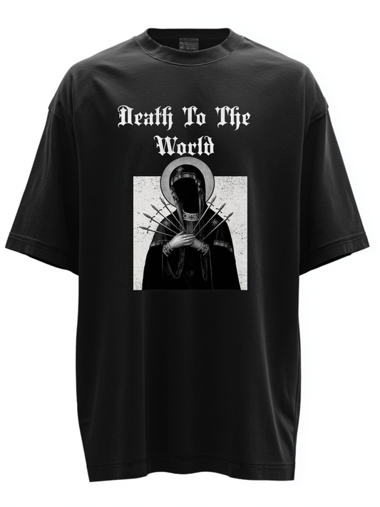 Camiseta Oversized Death To The World